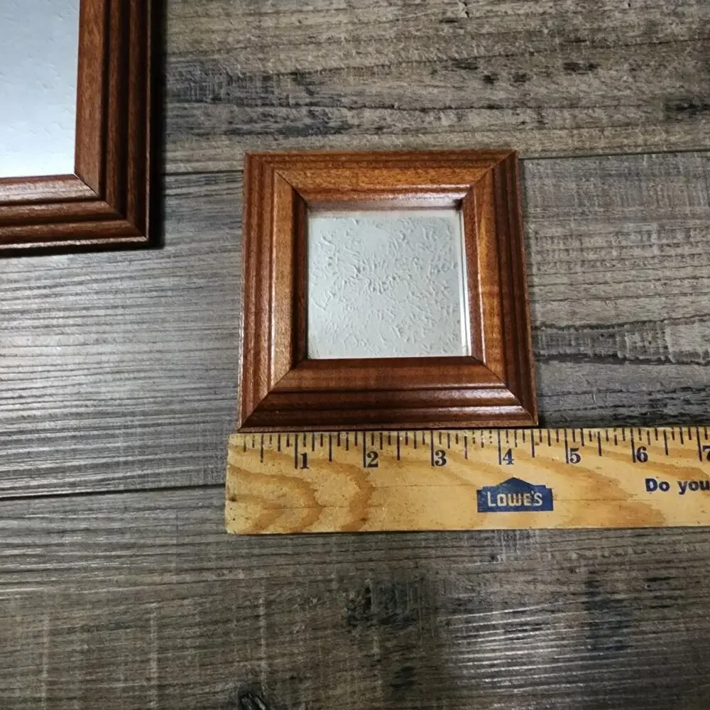4 Home Interiors mirrors 3 are a set various sizes V